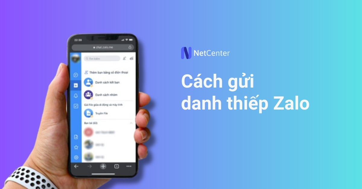Cách gửi danh thiếp Zalo