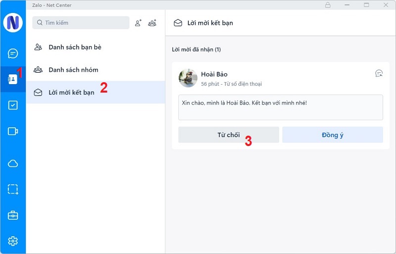 Cách hủy kết bạn Zalo trên máy tính