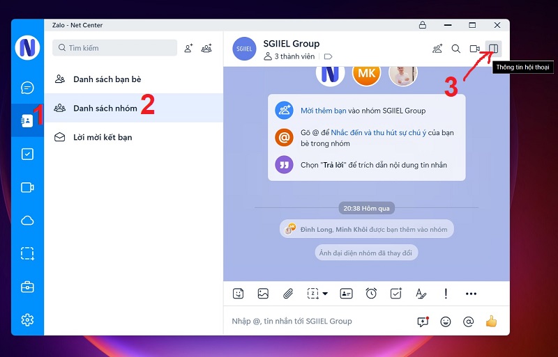 Hướng dẫn cách lấy link nhóm chat Zalo trên máy tính