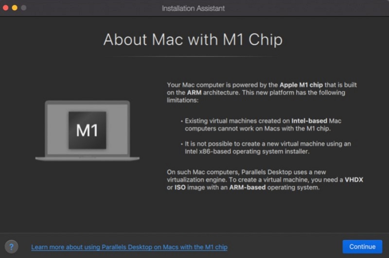 Cài Win trên Mac bằng Parallels