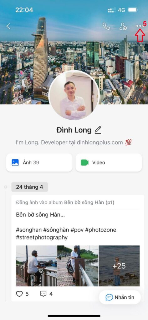 Cách chia sẻ danh bạ Zalo trên điện thoại
