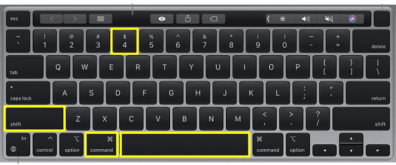Chụp màn hình của một cửa sổ hoặc thanh menu Macbook bằng phím tắt