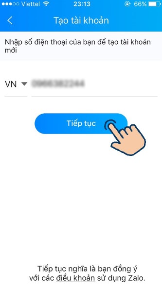 huong dan dang ky zalo tren dien thoai 3