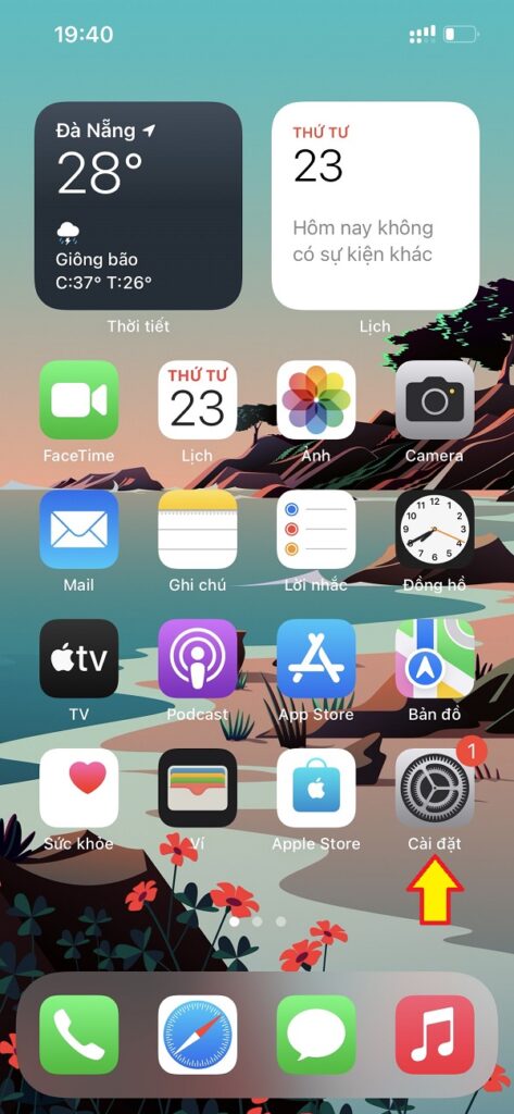 Bật lại bàn phím tiếng Việt trên iPhone