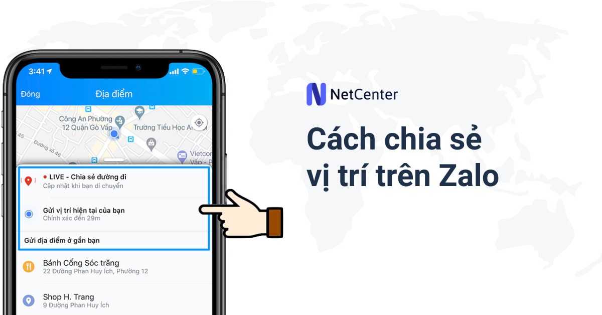 Cách chia sẻ vị trí trên Zalo