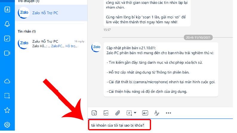 Hướng dẫn cách khôi phục tài khoản zalo bị khóa tạm thời trên máy tính
