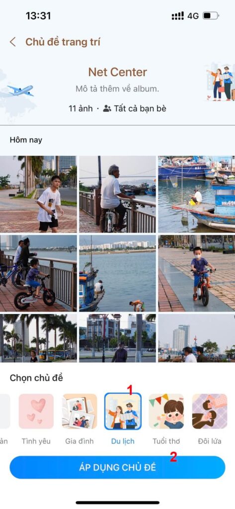 Hướng dẫn cách tạo album ảnh trên Zalo